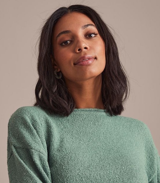 Lily Loves Knit Crew Neck Top