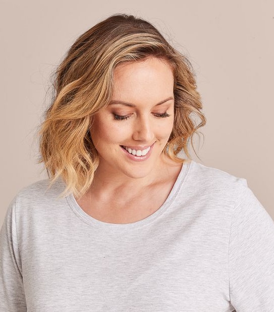 Curve Organic Cotton Crew T-Shirt