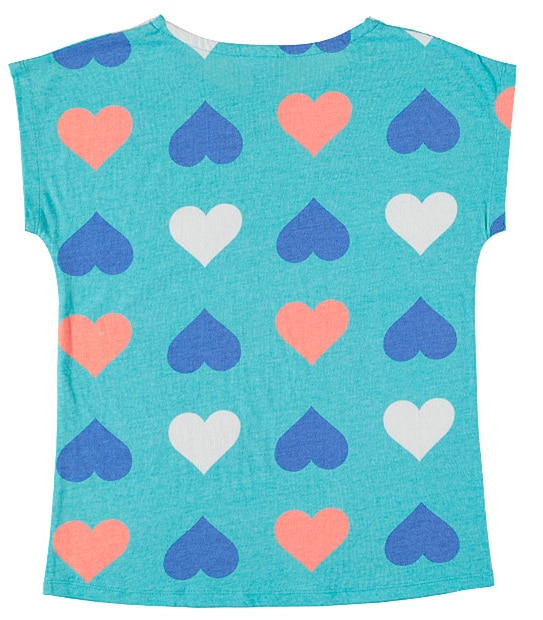 Girls' 2 Pack Short Sleeve Heart T-Shirts