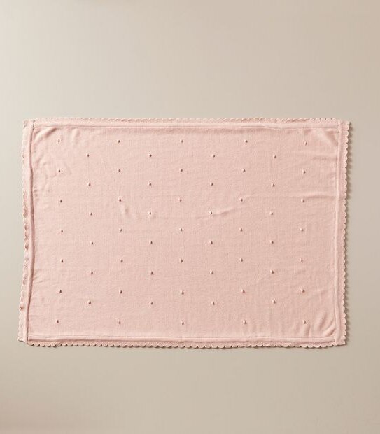bub. Baby Organic Cotton Pom Pom Blanket
