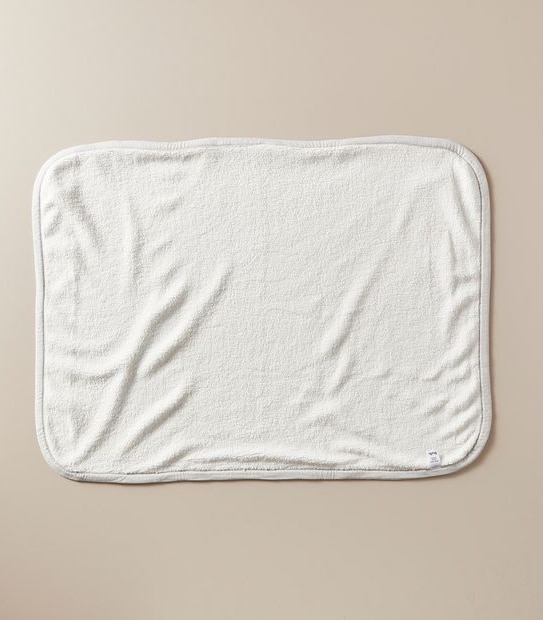 bub. Baby Organic Cotton Moss Stitch Sherpa Blanket
