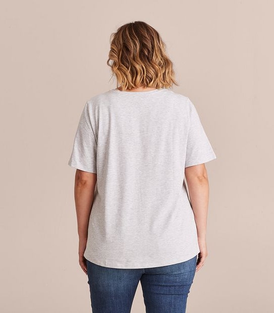 Curve Organic Cotton Crew T-Shirt
