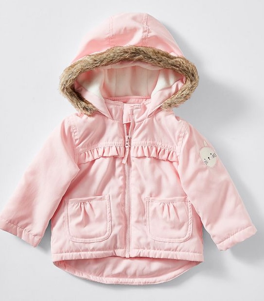 Baby Fur Hooded Parka