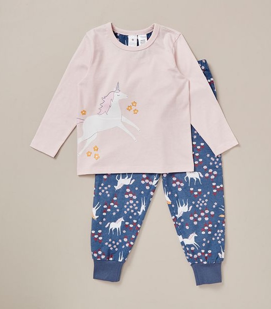 Organic Cotton Unicorn Pyjama Set