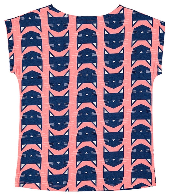 Girls' 2 Pack Short Sleeve Cat T-Shirts