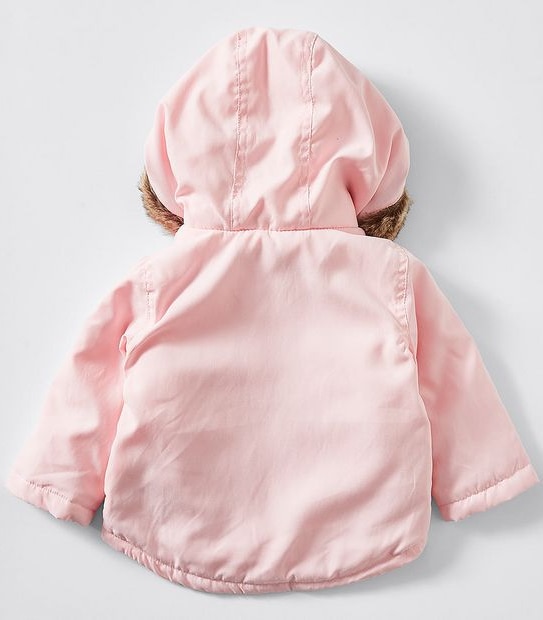 Baby Fur Hooded Parka