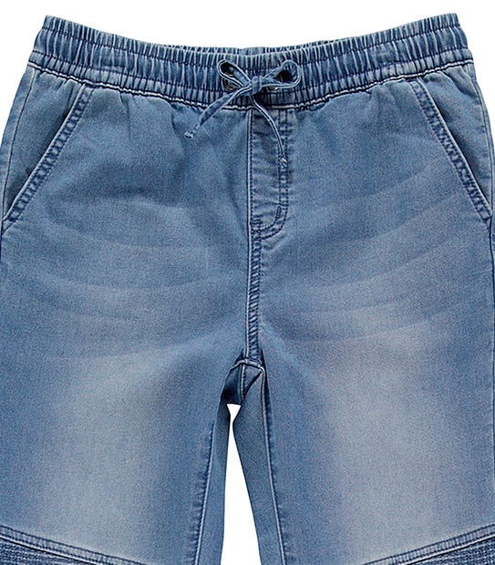 Denim Knit Jogger Pants