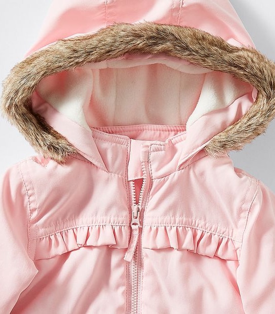 Baby Fur Hooded Parka