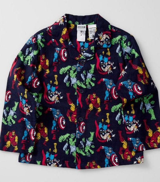 Marvel Avengers Flannelette Pyjama Set