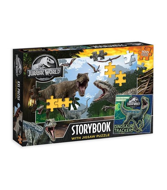 Jurassic World: Jigsaw And Storybook Set (Universal)