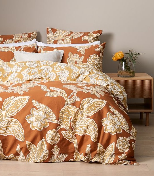 Adaline Bold Flower Quilt Cover Set