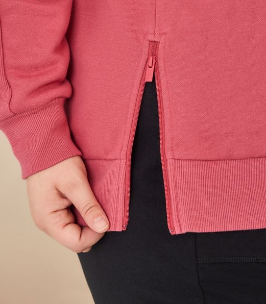 Fila Plus Size Everly Quarter Zip Jumper