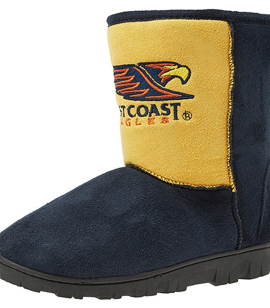 AFL West Coast Eagles Kids Slipper Boots