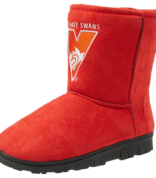 AFL Sydney Swans Kids Slipper Boots
