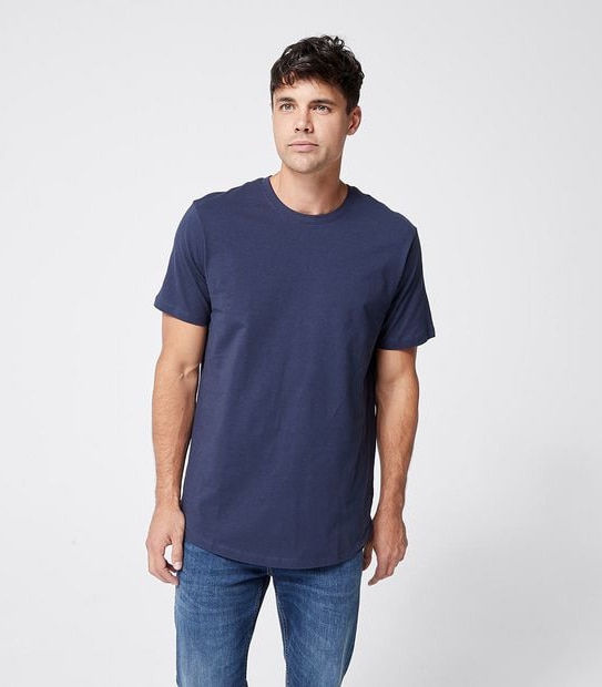 Curved Hem T-Shirt