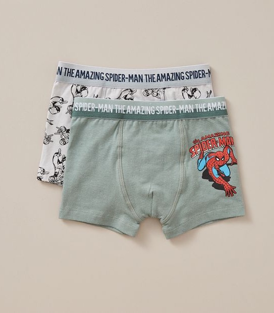 2 Pack Marvel Spiderman Trunks