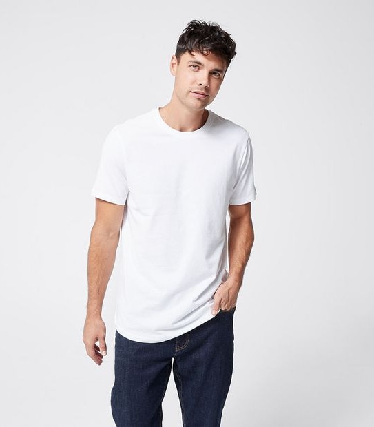 Curved Hem T-Shirt