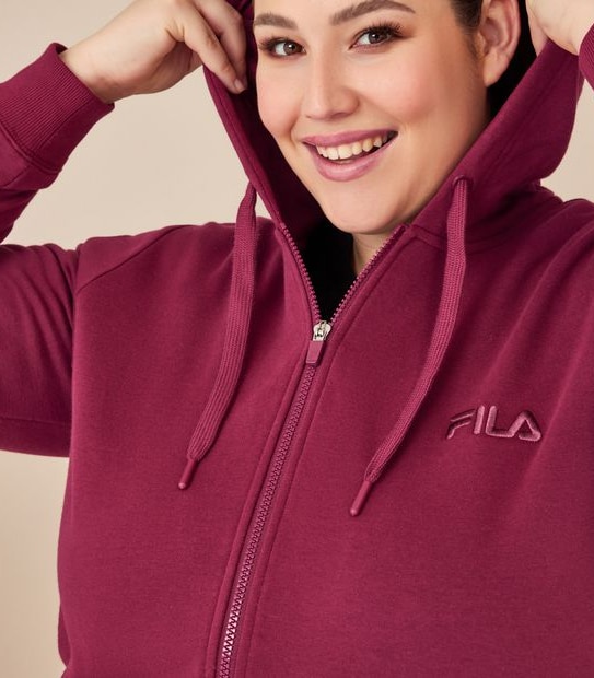 Fila Plus Size Isa Zip Through Hoodie 4 of 5