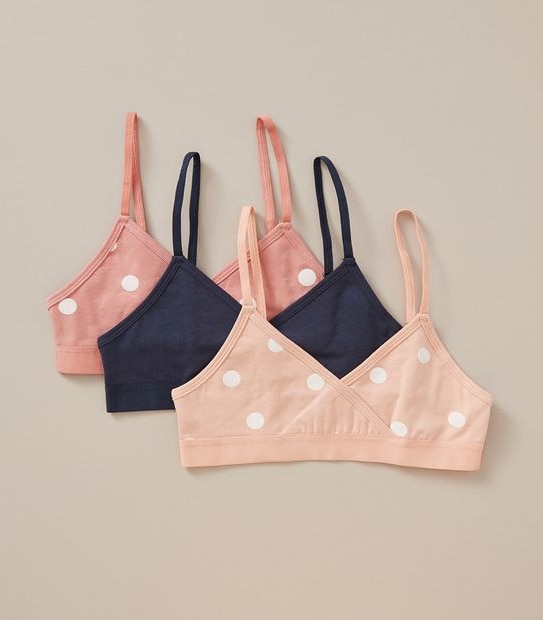 Organic Cotton 3 Pack Crop Tops