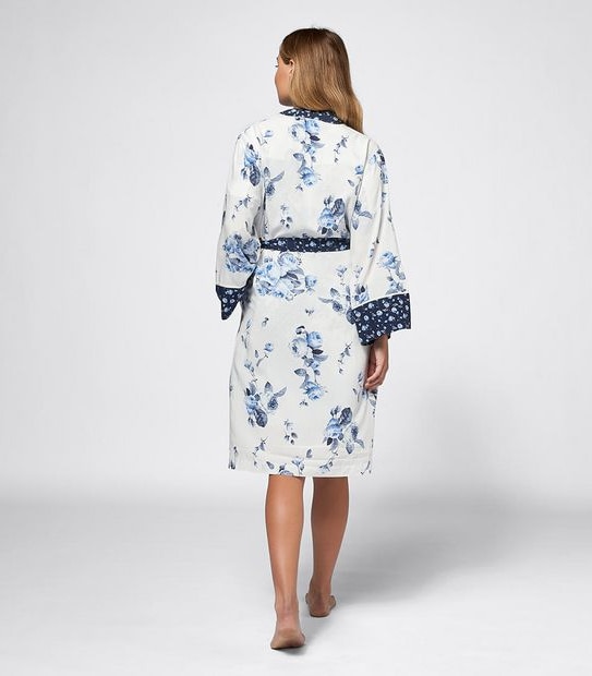 Woven Printed Viscose Dressing Gown