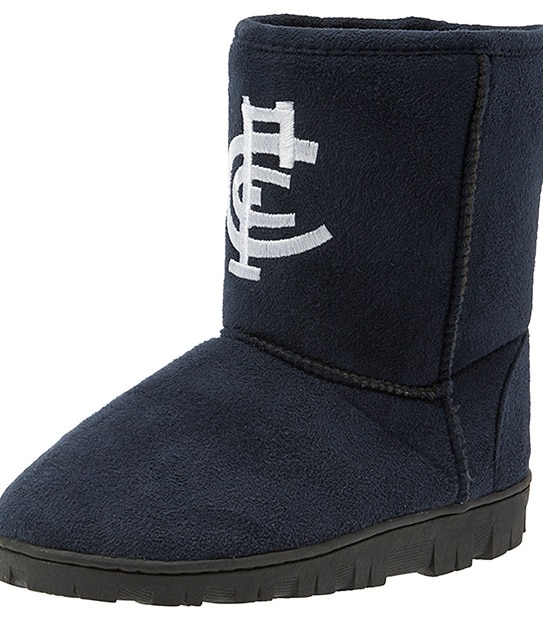 AFL Carlton Blues Kids Slipper Boots
