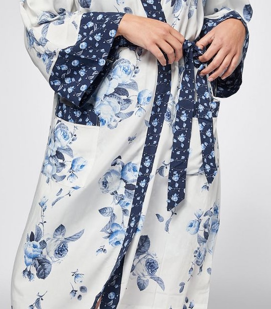 Woven Printed Viscose Dressing Gown