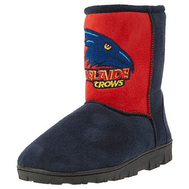 AFL Adelaide Crows Kids Slipper Boots