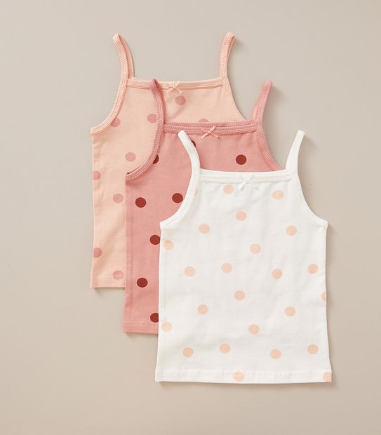 Organic Cotton 3 Pack Camisoles