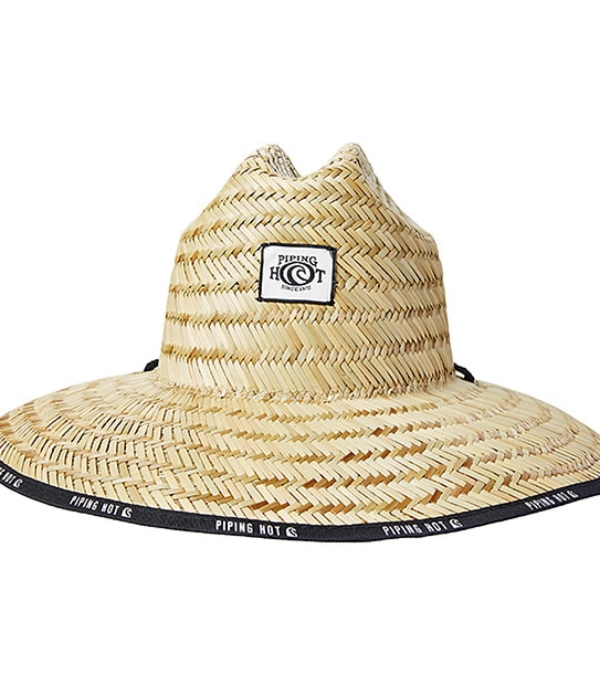 Piping Hot Straw Hat - Natural