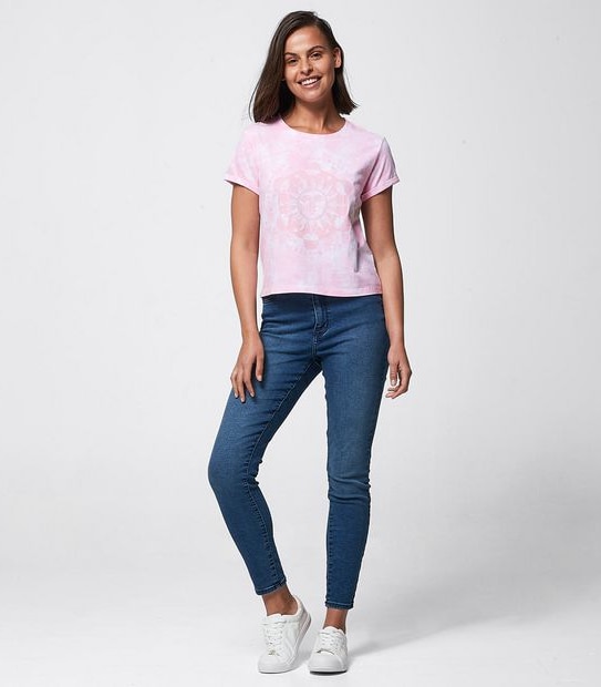 Lily Loves Printed Baby Crop T-Shirt
