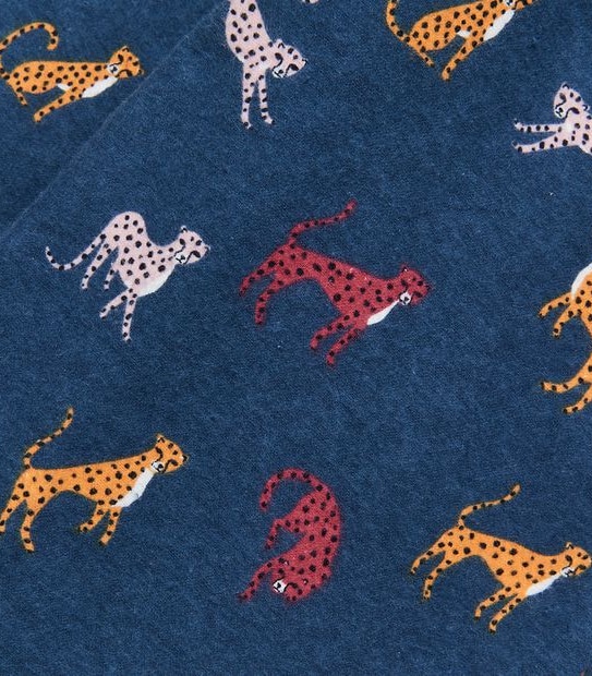 Organic Cotton Flannelette Leopard Pyjama Set
