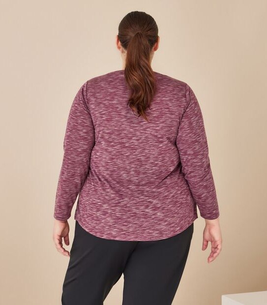 Fila Plus Size Isa Long Sleeve Flow T-Shirt