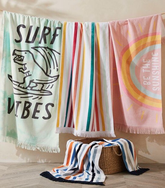 Surf Vibes Kids' Beach Towel