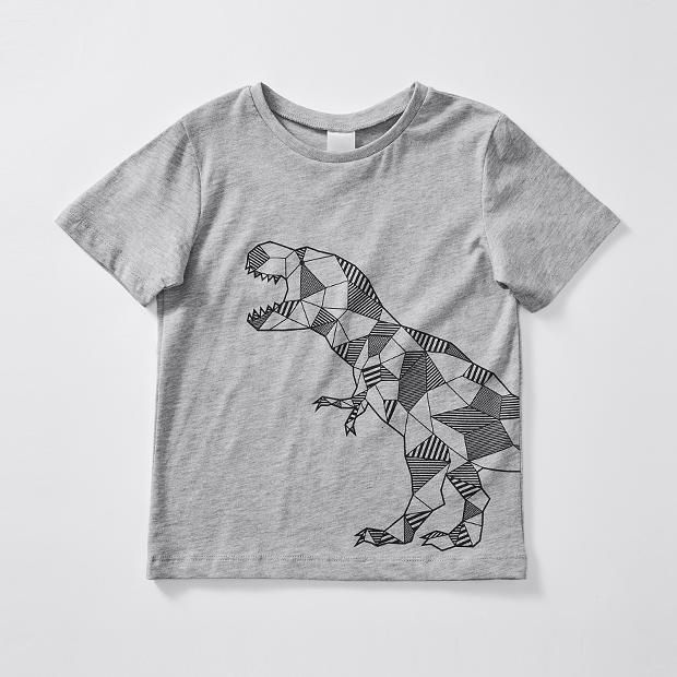 Short Sleeve Geo Dino T-Shirt | Target 