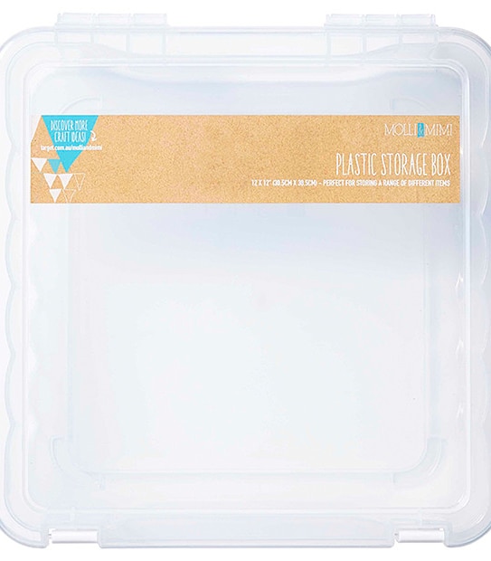 Molli & Mimi Plastic Storage Box - Clear