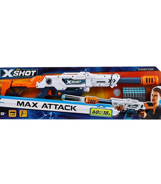 X-Shot Excel Max Attack Foam Dart Blaster by ZURU