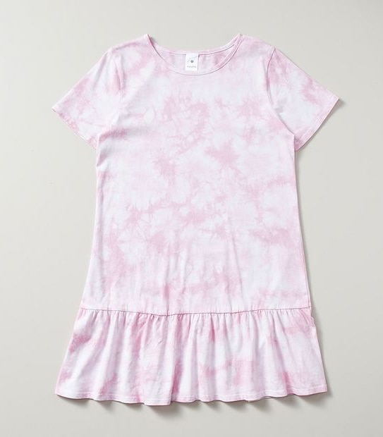 MG250227_02 S23 DROP HEM JERSEY DRESS PINK