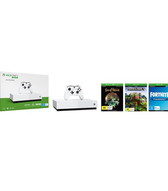 Console Microsoft Xbox One S 1TB All Digital Edition + Minecraft+