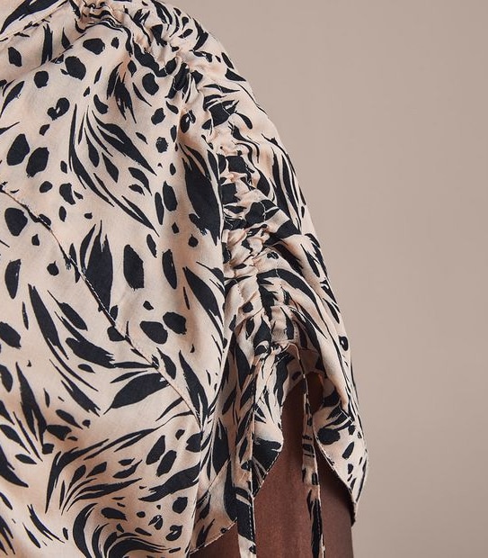Curve Dallas Gathered Shoulder Top