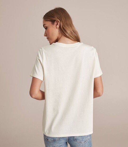 Fitted Printed Crew T-Shirt