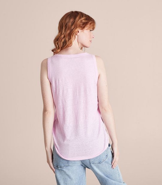 Linen Blend Tank Top