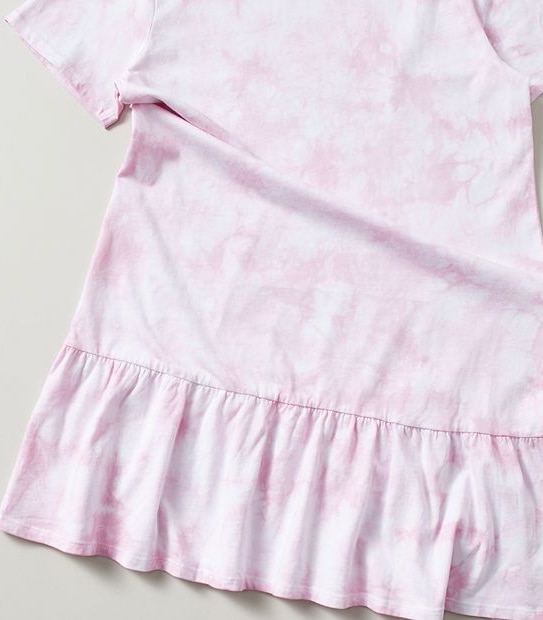 MG250227_02 S23 DROP HEM JERSEY DRESS PINK