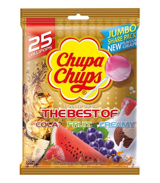 Chupa Chups Share Bag 25 pieces - 300g 