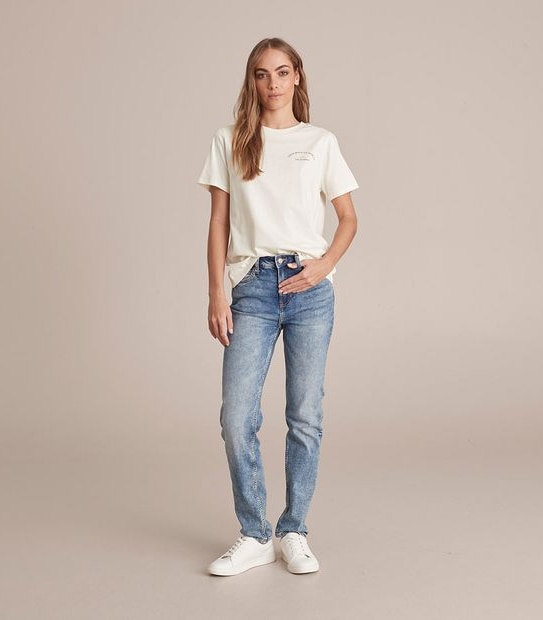 Fitted Printed Crew T-Shirt