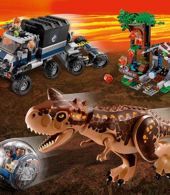 LEGO&reg; Jurassic World&trade; Carnotaurus Gyrosphere Escape 75929