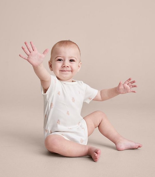 3 Pack Baby Organic Cotton Rib Bodysuits