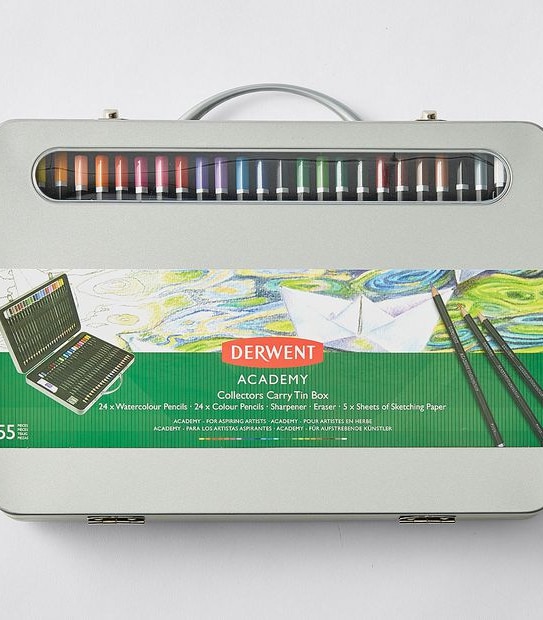 Derwent Academy 48 Pack Collectors Carry Case Set