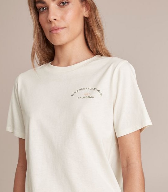 Fitted Printed Crew T-Shirt