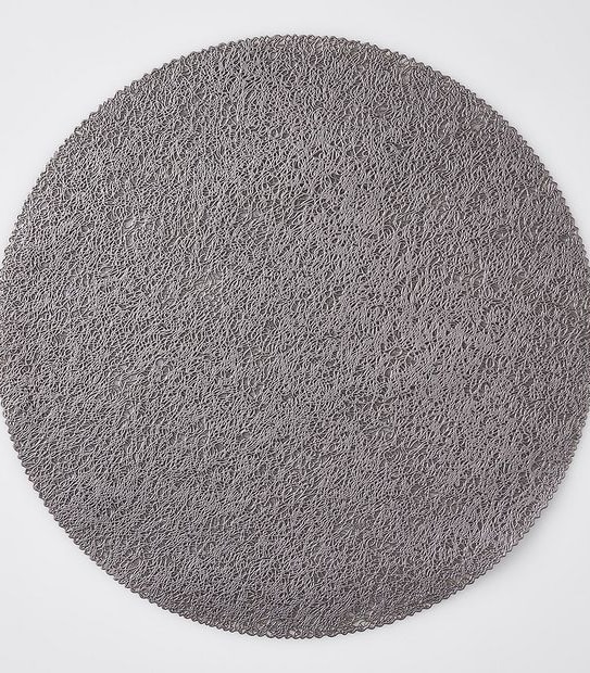 Metallic Silver Placemat