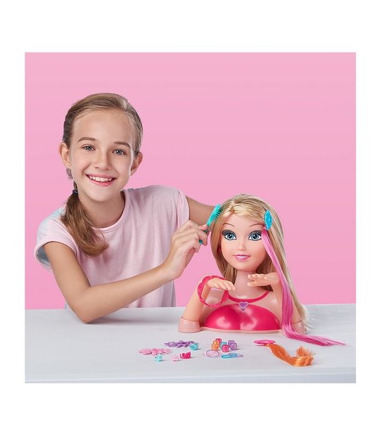 Sparkle Girlz Nail Design Hair Styling Head by ZURU